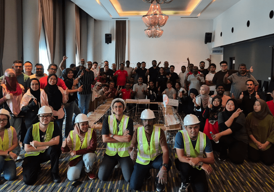 HRDF team building programme group photo during Team Effectiveness: The Tribes of Excellence session